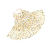 Kisangel Elegant Rabbit Harness Dress Flower Print Durable Pulling Strap for Small Animals