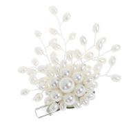 Kisangel Elegant Silver Bouquet Pearls Brooch for Women Featuring Artificial Pearls, for Dress Decoration and Prom Events the Graduation Period, Adding Beauty and Charm to Outfit
