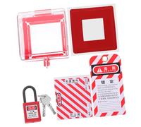 Kisangel Emergency Button Switch Cover Protector with Lock and Keys Resin Material Safety Switch Guard Easy Installation Prevents Accidental Shutdown