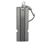 Kisangel Emergency Survival Whistle High-volume Double Tube for Hiking Portable Stainless Steel Whistle