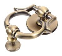 Kisangel European Style Security Door Knocker Zinc Alloy Exterior Home Door Knocker Simple Elegant Design Easy Installation Classic Modern Touch