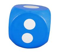 Kisangel Extra Large Foam Dice for Classroom Learning and Party Games Safe Rounded Corners Jumbo Dice for Interactive Group Activities and Outdoor Events Blue Foam Prop Tool