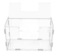 Kisangel Feeder Feeding Small Acrylic and Guinea Rabbit in Animals with Slow Function and Smooth Surface, Large Capacity Hay Holder Rack Pigs Suitable for Hanging Cages