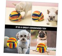 Kisangel Felt Snuffle Ball for Dogs Interactive Slow Feeding Puzzle Feeder Encourages Natural Foraging and Chewing Play for Mental Stimulation and Bite Resistance