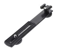 Kisangel Fill Light Holder and Microphone Rack Aluminum Alloy Abs Shaped Stand Slip Design for Broadcast Compatible with Various Mic and Lighting Setups