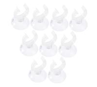 Kisangel Fish Tank Water Pipe Clamp 9pcs Aquarium Cup Clips Airline Clamp Holder Transparent Acrylic for Aquariums