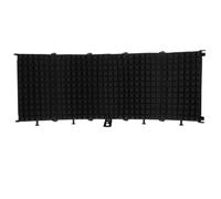 Kisangel Five-door Microphone Isolation Shield Mic Soundproof Guard Sturdy Abs Eva Material Easy to Carry Can Be Mounted to Microphone Stand Studio Recording Equipment