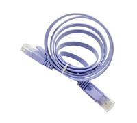 Kisangel Flat Ethernet Cable High-speed Gigabit Patch Cord for Computer Router Network Lan Indoor Outdoor Data Transmission