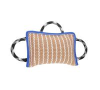 Kisangel Flax Dog Bite Pillow Tug for Advanced Training Indoor Outdoor Use Lightweight Interactive Pet Play Equipment for Puppies and Adult Dogs