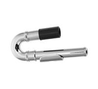 Kisangel Flute Mouthpiece Replacement Durable Silver Head Joint for Straight Curved Flutes Practical Manual Component for Musicians Lightweight Design