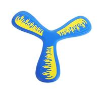 Kisangel Flying Foam Ring Boomerang for Indoor Outdoor Activities Colorful Flame Design Soft Disc for Hand-eye Coordination Family Playing Toss Game for Backyard Beach Camping