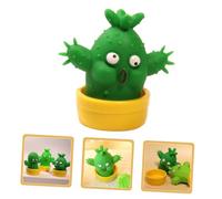 Kisangel Funny Cactus Shape Squeeze Stress Relief Sensory Plaything for Office and Home with Soft Stretchy Tpr Material and Strong Recoverability