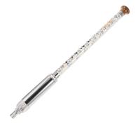 Kisangel G Tuning Vertical Blowing Bawu Chinese Ethnic Wind Instrument Detachable Red Wood Style Bamboo Flute Traditional Chinese Music Instrument for Folk Performance
