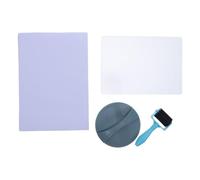 Kisangel Gel Printing Plate Kit, Complete Printmaking Set with 5” X7” Gel Plate, Printmaking Paper, and Essential Tools for Mixed Media Art, Card Making