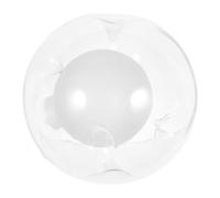 Kisangel Glass Pendant Light Shade G9 Threaded Double Layer Globe Lamp Shade 2cm for Ceiling Pendant Lighting, Chandeliers and Sconce, Cafe and Gatherings