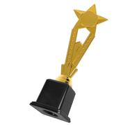 Kisangel Gold Star Trophy Plastic Award Cup for Football Basketball Competitions Motivational Sports Prize for Youth Teams and School Events Easy Clean Reusable Recognition Award