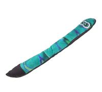 Kisangel Green Plush Snake Puppy Interactive Chewing Tool with Squeaky Ringing Paper for Small Dogs Bonding Pet Indoor Use