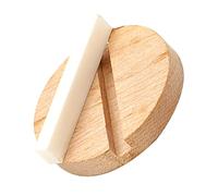 Kisangel Guitar Bone Bridge Nut Kit with Resonator Biscuit and Saddle, Made of Wood and Ox Bone, Featuring Lasting Durability and Simple Installation, for Beginners and Guitar Makers