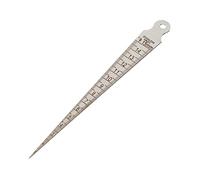 Kisangel Guitar Bridge Gaps Measuring Ruler Steel Guitar Repair Tool with Measuring Level and Easy to Use Design and String Height Adjustment