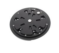 Kisangel Guitar Circle of Fifths Wheel Aluminum Alloy Music Theory Tool for Chord Learning and Key Signature Practice, Portable Chord Assistance Tool for Beginners and Songwriting