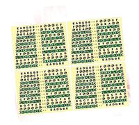 Kisangel Guitar Fretboard Stickers for Acoustic and Electric Guitar 10pcs Pvc Note Decals Helps Master The Fretboard, for Beginners Learning Scales and Chords