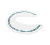 Kisangel Guitar Stickers Self-adhesive Design for Decoration Sound Hole Ring Sticker 3d Printing Eye-catching Sound Hole Decoration for Ukulele and Guitar