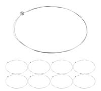 Kisangel Guitar Strings Replacement 10Pcs Stainless Steel Set for Acoustic Electric Guitars Featuring Meticulous Design for Live Shows and Studio Use