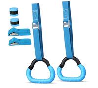 Kisangel Gymnastic Rings with Adjustable Straps Indoor Exercise Equipment for Strength Training for Home Use Inspiring Active Play Space Saving Design Versatile Training