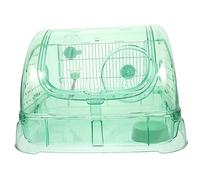 Kisangel Hamster Cage Sleeping Box Portable Pet Container for Dwarf Hamsters Critter Nation Cage