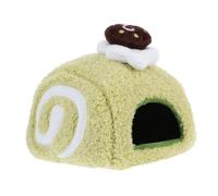 Kisangel Hamster Cotton Nest Adorable Hideout Habitat for Small Pets Hamster Bed Warm Shelter Winter House