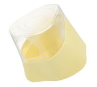 Kisangel Hamster Sand Bath Bath Box Lid Plastic Sturdy Anti-slip Bottom Small Pet Bathtub