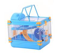 Kisangel Hamster Villa Acrylic Pet Cage Exercise Wheel Dwarf Hamster Accessory for Fun Comfort