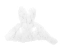 Kisangel Hamster Warm Hat Plush Rabbit Ear Design Coffee Small Pet Headband Keep Small Pets Warm and Cozy Reusable for Cold Days