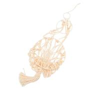 Kisangel Hand Woven Cotton Rope Cat Basket Bed Macrame Nest for Indoor Use Stylish Boho Woven Cat Bed Year Round Comfort