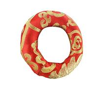 Kisangel Handmade Nepal Cotton Cloth Singing Bowl Cushion for Artists Practical Sound Bowl Mat with 16cm Diameter with Beautiful Look for Meditation and Relaxation Random Color