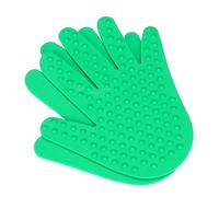 Kisangel Handprint Patches Coordination Training Prop Massage Point Handprin Stickers for Children Educational Supplies Outdoor Sports Green Pair