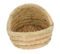 Kisangel Handwoven Straw Chicken Nesting Box Comfortable Breeding Nest for Chickens Lightweight Easy to Clean Design Spacious Straw Bird Nest for All Breeds for Poultry Resting and Egg