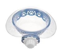 Kisangel Hanging Pet Dog Feeder Bowl Plastic Food Dish for Cats Rabbits Spill Resistant Fixed Cage Mount Suitable for Home and Professional Use in Royal Blue