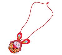 Kisangel Hanging Stuffed Rabbit Mascot Adorable Bunny Doll for Chinese Year Decoration Zodiac Symbol of Luck Prosperity Skin Friendly for Nursery Home Decor Unique Idea