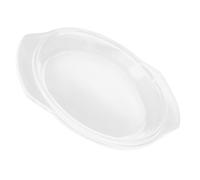 Kisangel Heat-resistant Clear Glass Microwave Splatter Cover Custom Fit Ovenproof Lid for Microwave Bowls and Steamers Stylish Kitchen Accessory for Food Heating and Serving