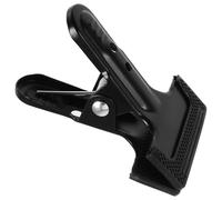 Kisangel Heavy Duty A Shaped Metal Spring Clamp for Lamps and Lamp Holders, Black Iron and Rubber Construction with Resistance to Wear and Tear, for Commercial Spaces and Bookshelves