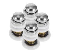 Kisangel Heavy-Duty Glass Sliding Door Pulleys for Bathroom Shower Enclosures Rv Shower Door Rollers Replacement with Quiet Smooth Operation and Robust Load Support