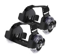 Kisangel Heel Skating Rollers 1 Pair Roller Skating Heel Scooters Razor Heel Wheels Glowing Heel Wheels Cool Razor Scooter Wheels Portable Wheel Shoes PVC Child Sports Shoes Pulley