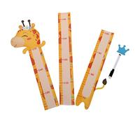Kisangel Height Measuring Ruler for Boys and Girls Cartoon Animal Growth Chart Wall Sticker for Bedroom Home Decor Anime Wall Decor