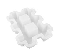 Kisangel Hollow Brick Mold Plastic Concrete Paving Mold for Garden Pathway Balcony Projects with Smooth Finish and Modular Consistency for Decorative Cement Bricks and Pottery Forms