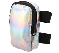 Kisangel Holographic Thigh Bag with Adjustable Straps Stylish Iridescent Fanny Pack for Women for Hiking Travel and Outdoor Sports Quick Access Pockets for Effortless Organization and
