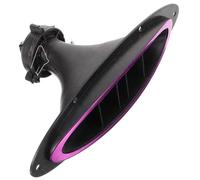 Kisangel Horn Tweeter Speaker with LED Light Black Abs Material Easy to Install Audio Tweeter for Live Sound and Professional Dj Speakers Long Lifespan