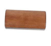 Kisangel Horse Curry Brush for Deshedding Tool Wood Massage Curry Comb Serrated Edge Design for Horse Sweat Scraping Pet Grooming Supplies for Stable Use