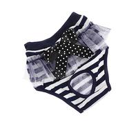 Kisangel Household Dog Diaper Pet Menstrual Pants for Female Dogs Nappy Pants Pee Pads Safe Comfortable Reusable Cotton