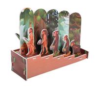 Kisangel Human Evolution Model Puzzle Educational STEM Brain Teasers Science for and Adults, Interactive Human Origin Puzzle Game for Cognitive Learning and Family Play